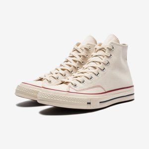 CONVERSE X UNDEFEATED CHUCK 70 HI - NATURAL/ FIERYRED - SIZE 11